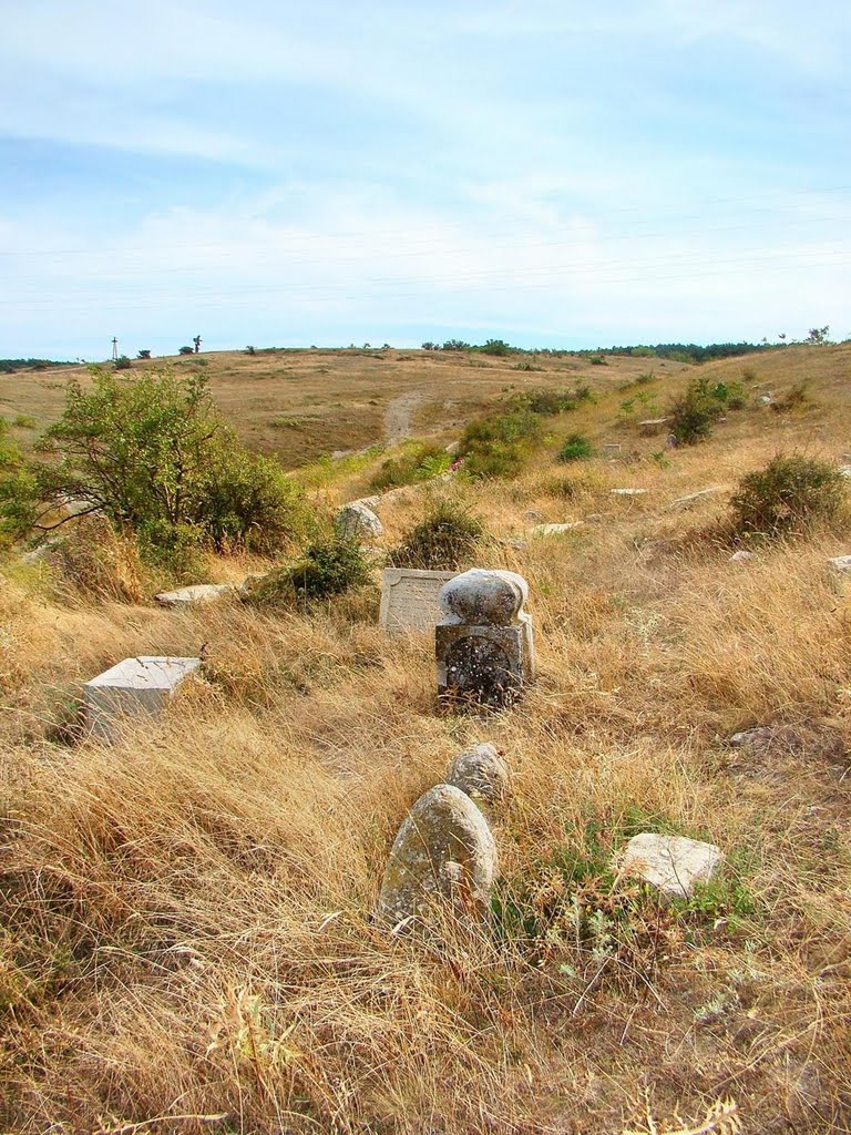Феодосія - караїмський цвинтар, Feodosia - karaim cemetery, Феодосия - караимское кладбище