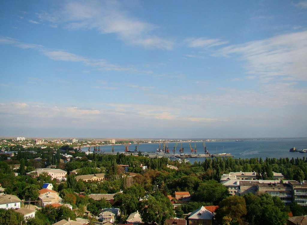 Феодосія з гори Мітрідат, Feodosia - view from Mithridate, Феодосия c горы Митридат
