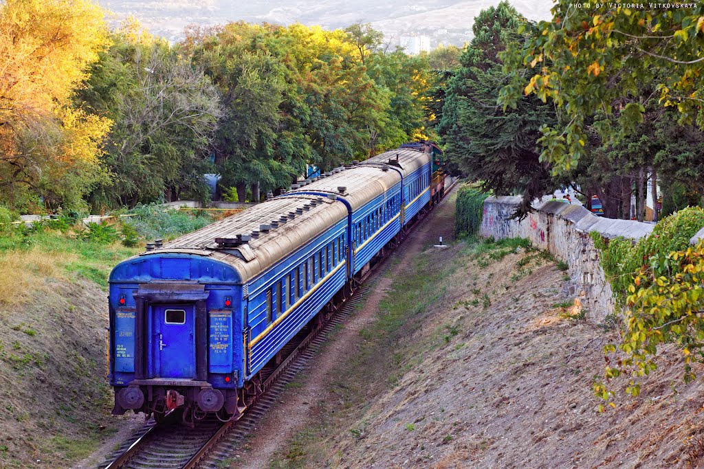 Поезд Владиславовка-Феодосия / local train