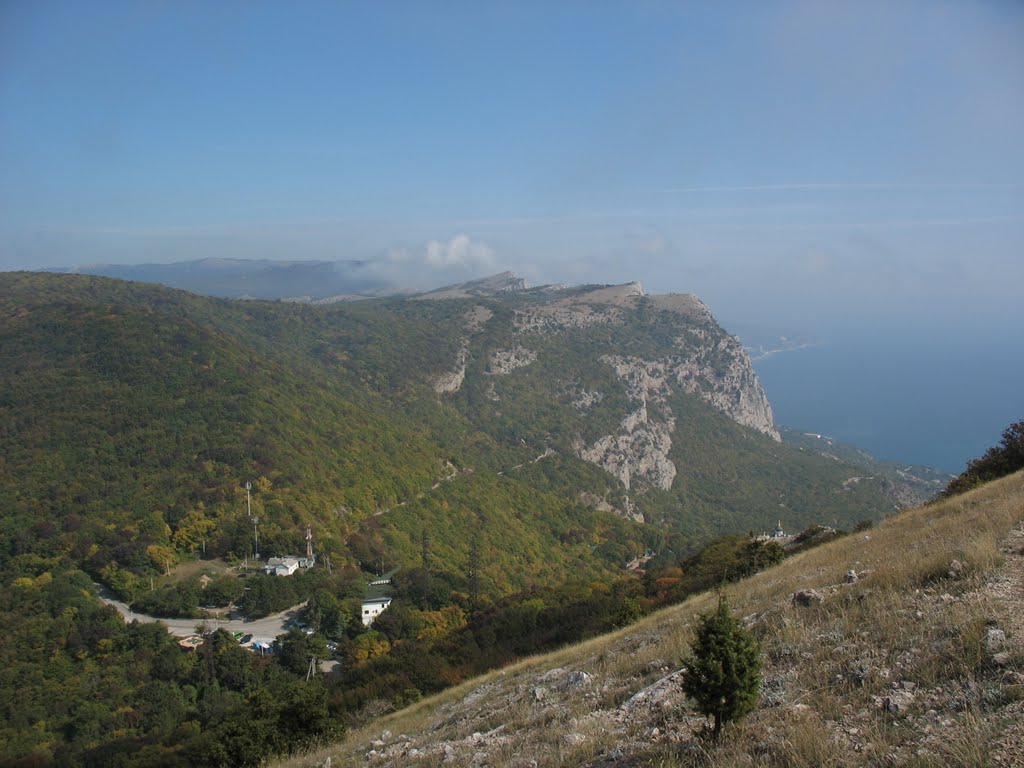 Вид на Байдарські ворота (фото зроблено до російської окупації)