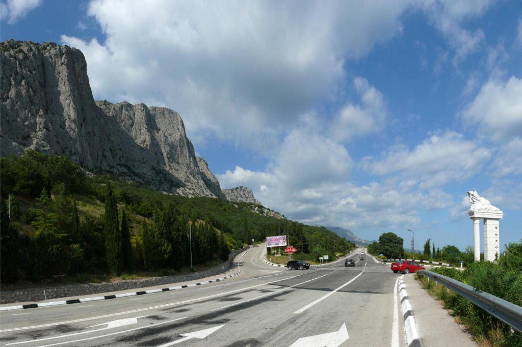 Crossroads near Foros