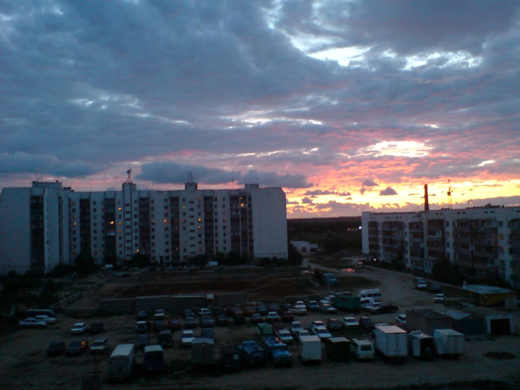 Sundown in Evpatoria