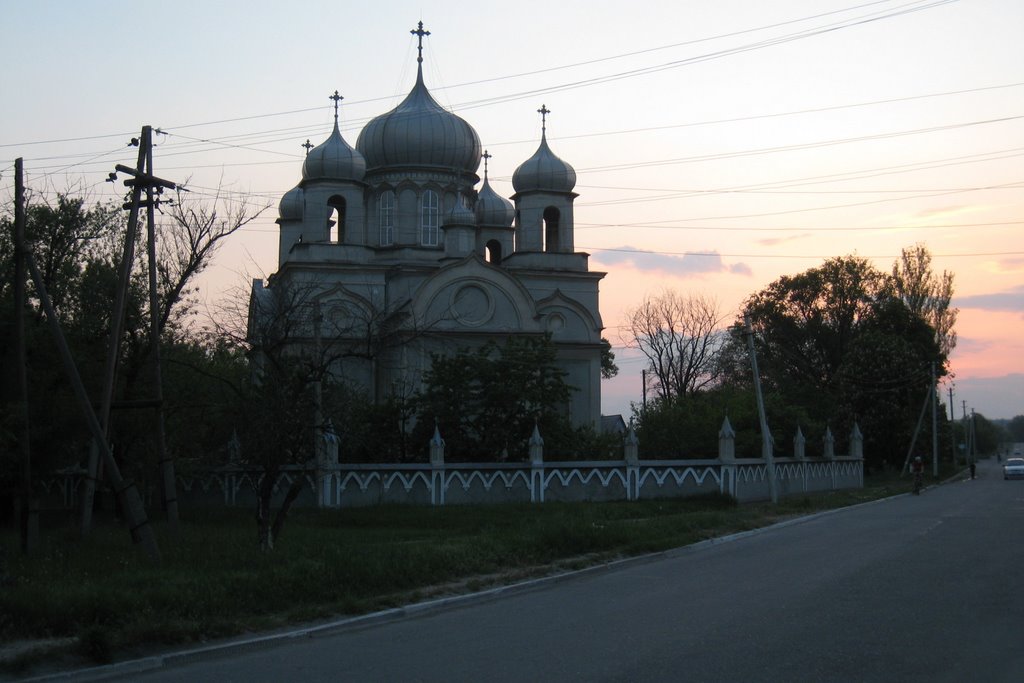 Церковь в Александровске. The church in Aleksandrovsk.
