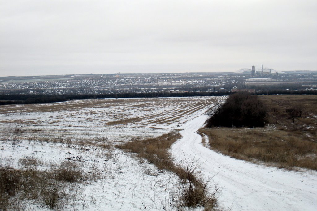 Вид на Луганск. View on Lugansk.