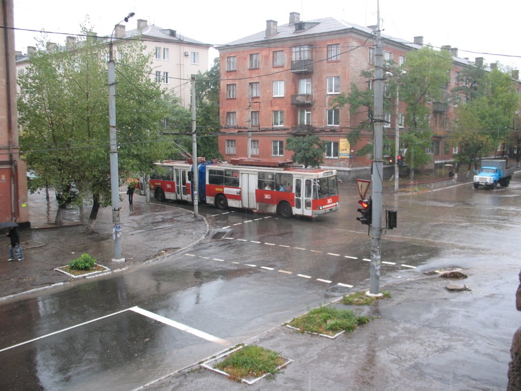 Der Blick aus meinem Fenster September 2008