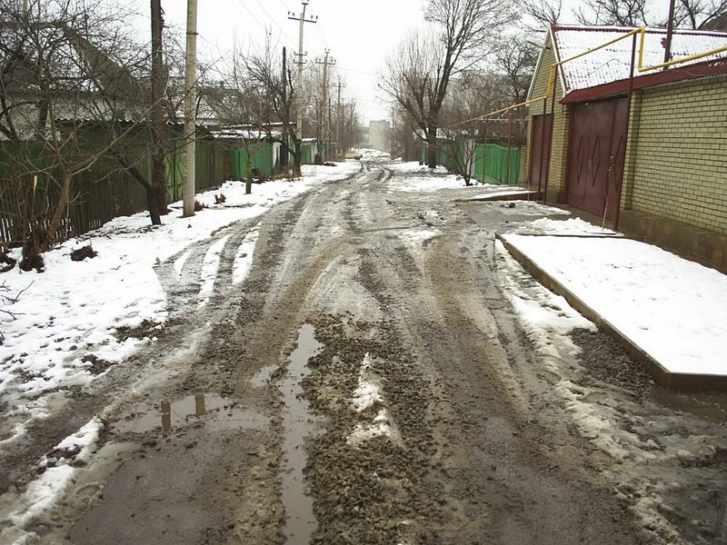 ул. Победы зимой