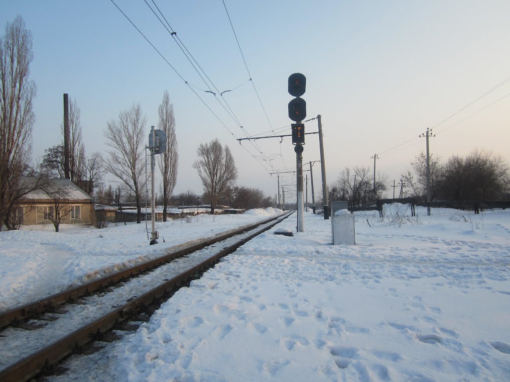 Входной светофор нечетной горловины