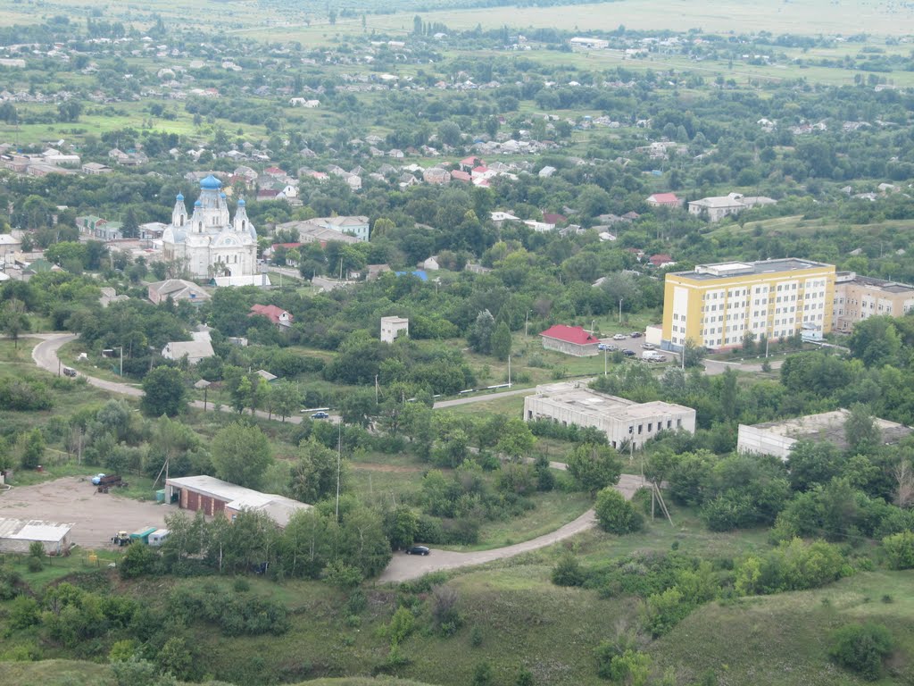 Беловодск, Луганская область, Украина (вид с телевизионной башни)
