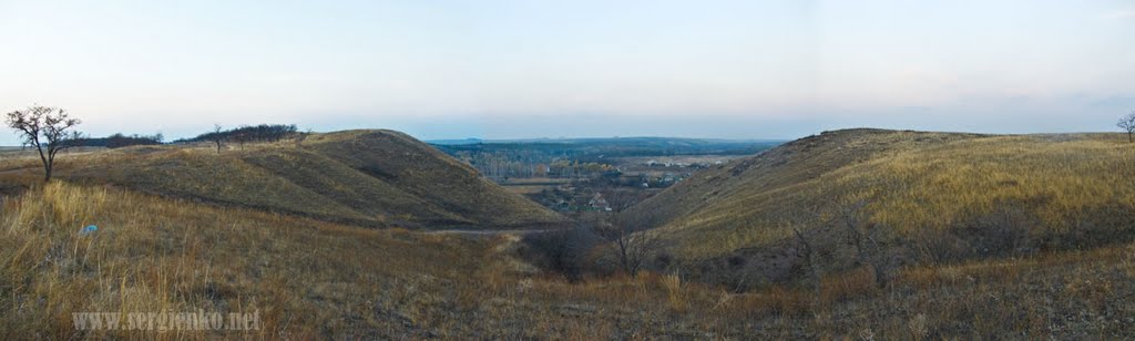 Панорама ущелья горы Фёрст. Фото: 2010.Panorama of gorge of mountain First. A photo: 2010.