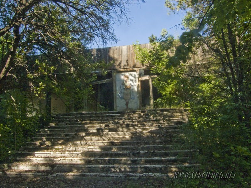 Dining room ruins on Chekhovs Summer residence 2011.Руины столовой на Даче Чехова 2011.