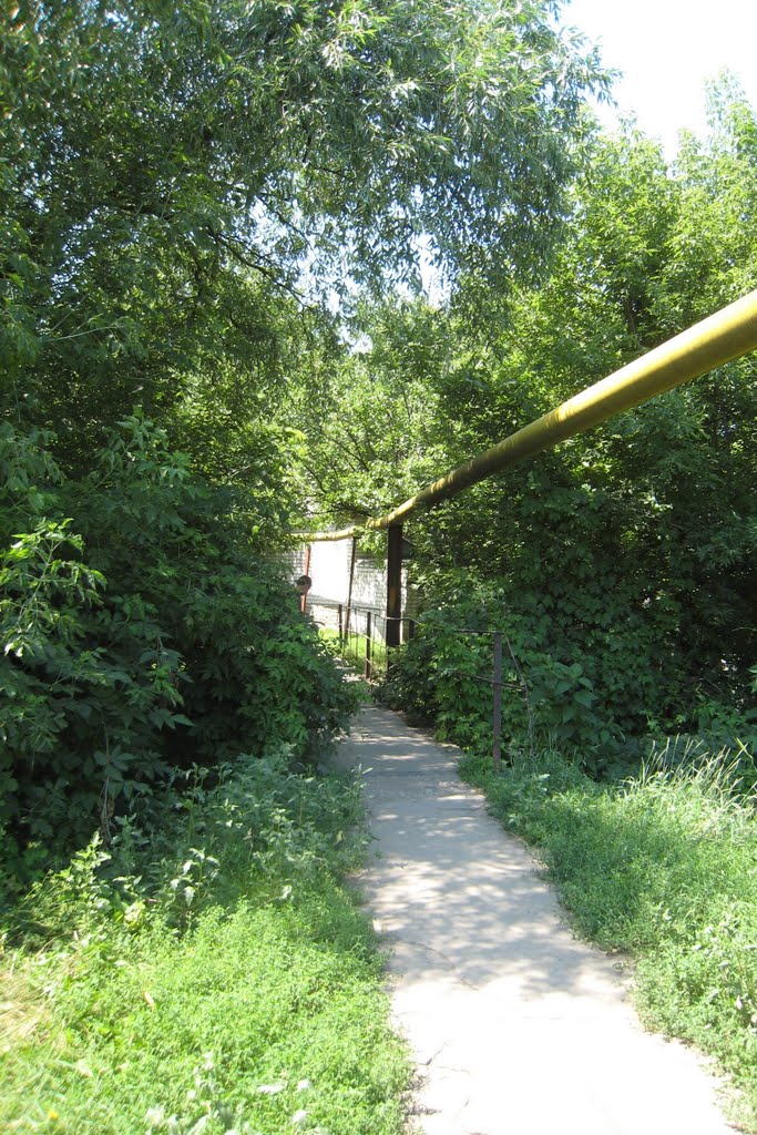 Пешеходный мостик. A footbridge.