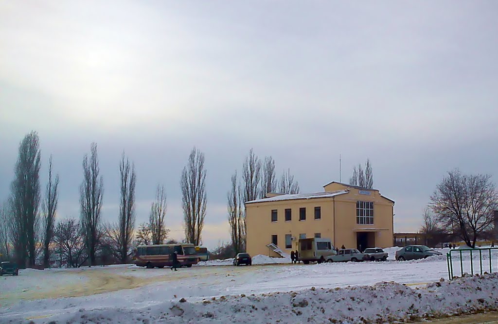 автостанция зимой
