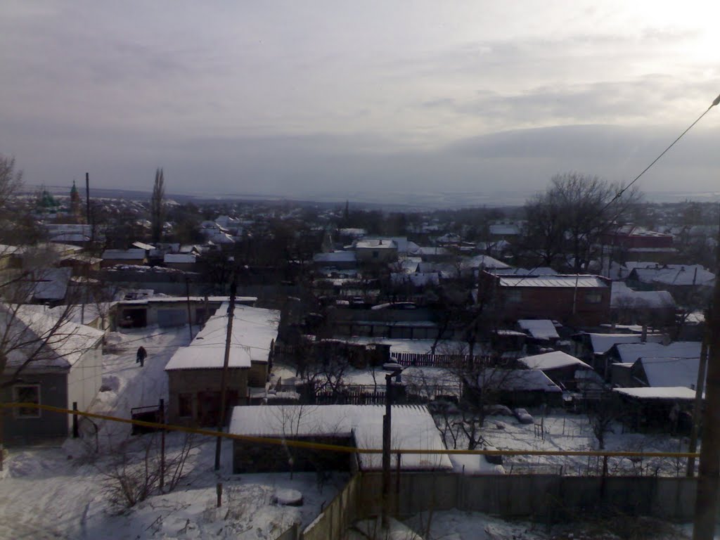 Вид из гостиницы.