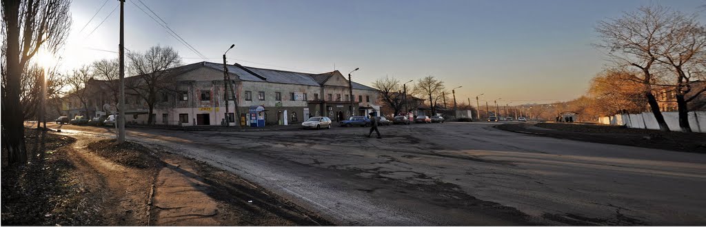 Панорама на развилке ул.Хрустальное шоссе и ул.МОПРа