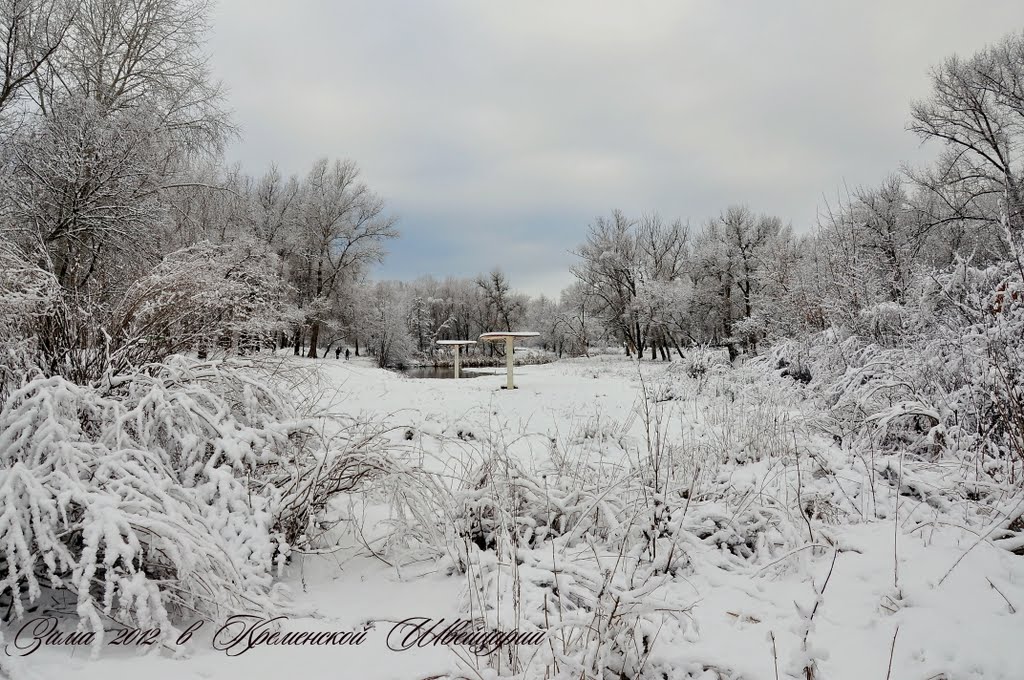 Городской пляж зимой