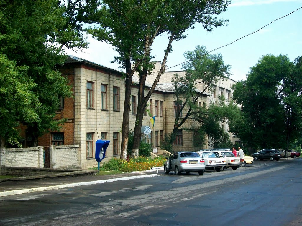 Typical street in Lisichansk