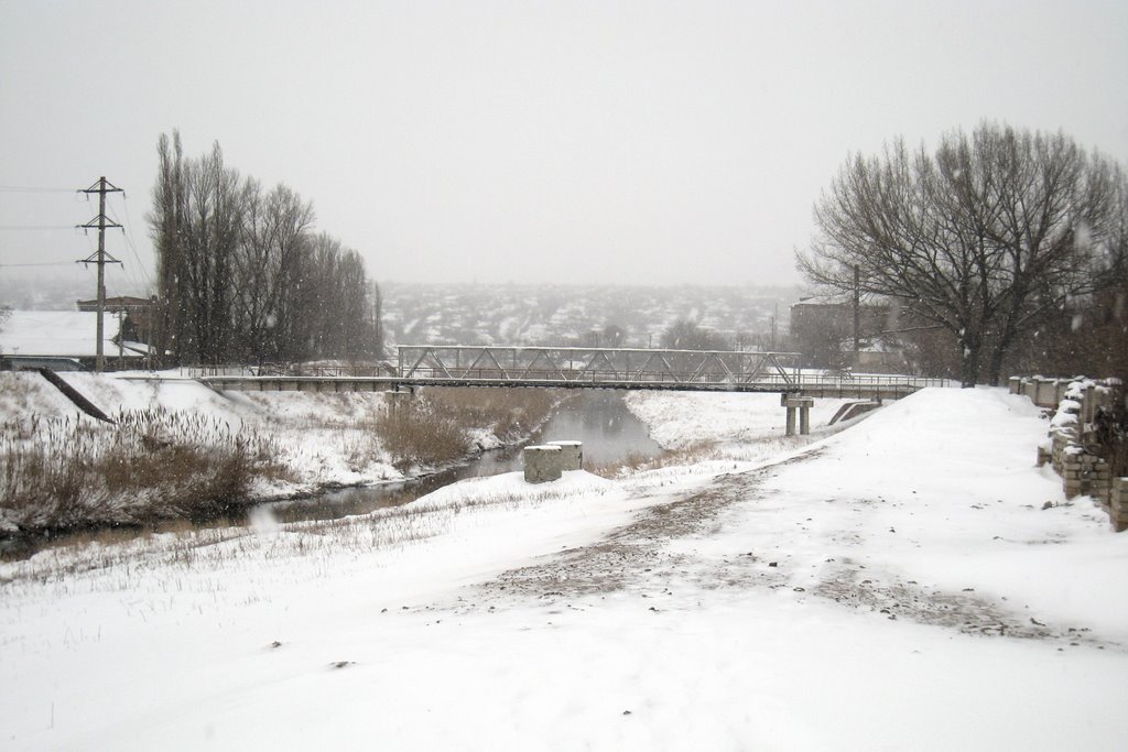 Пешеходный мостик. An pedestrian bridge.