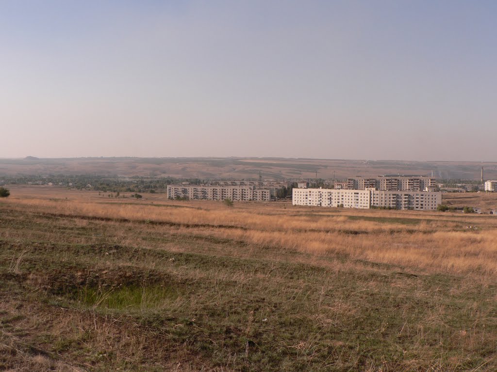 Вид на Лутугино