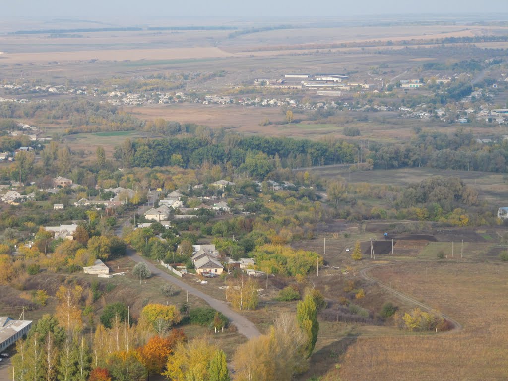 Марковка, Луганская область,Украина (вид с телевизионной башни)