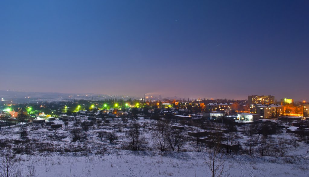 Вид ночью с терекона