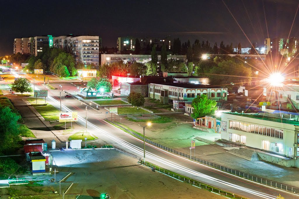 Вид с крыши на манеж