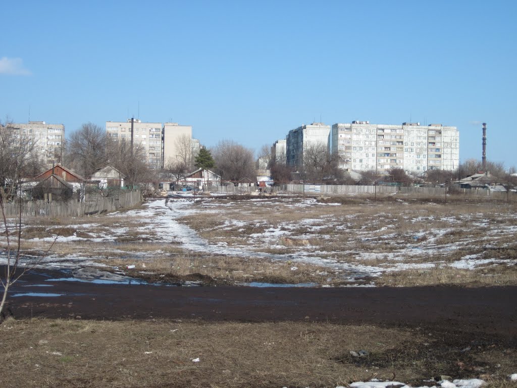 Вид на кв. 60 лет со стороны кв. Центральный