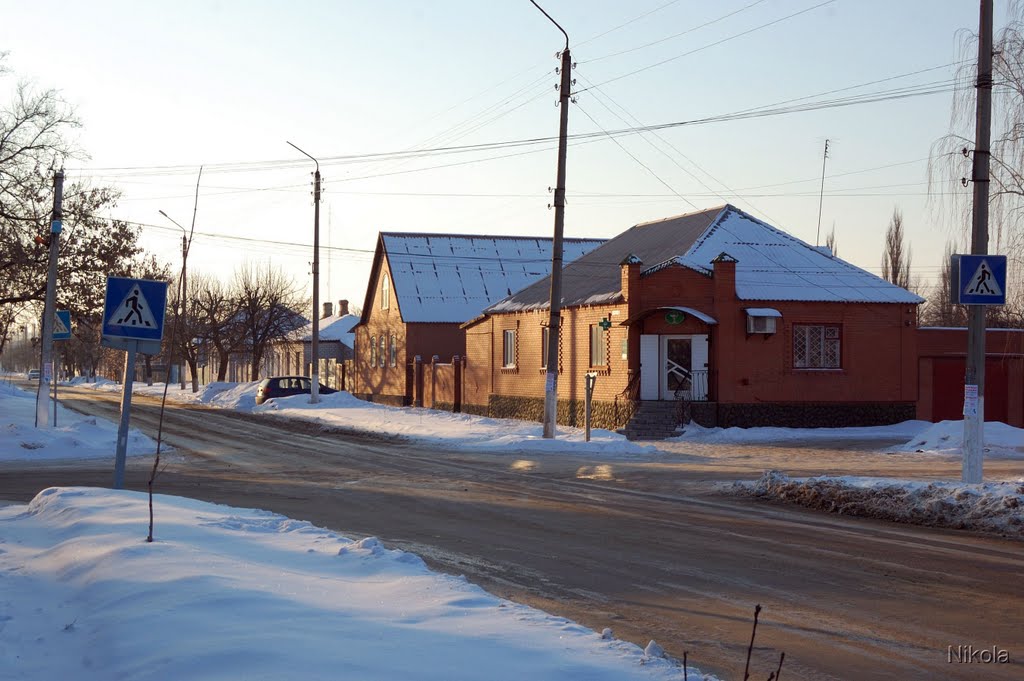 на перекрёстке