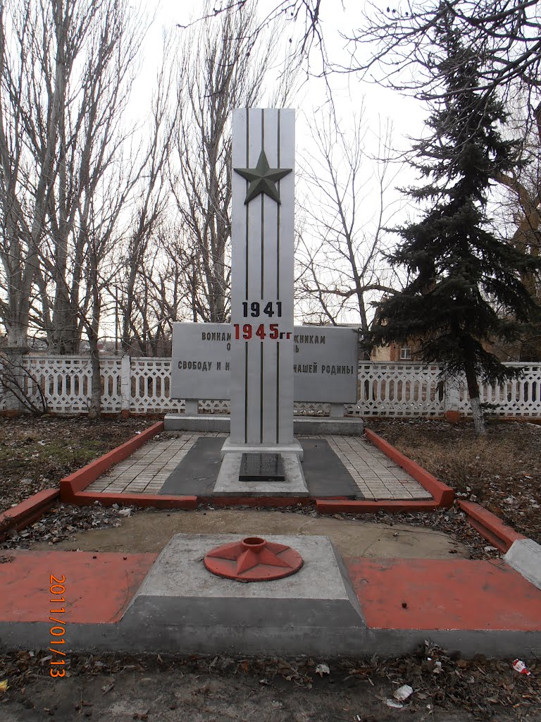Памятник воїнам-залізничникам