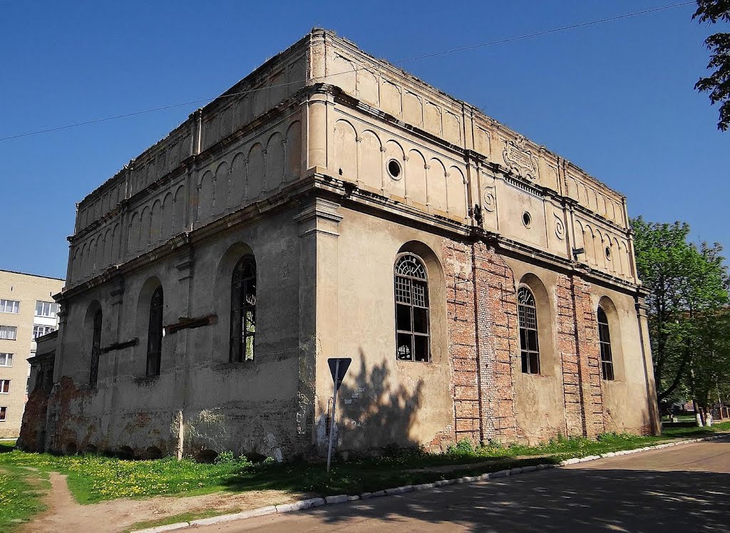 Броди - руїни синагоги, Brody - ruins of the synagogue, Броды - синагога, 1742
