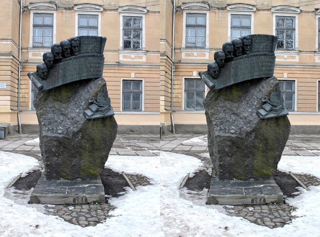 Brody, Denkmal für Roth und andere Helden