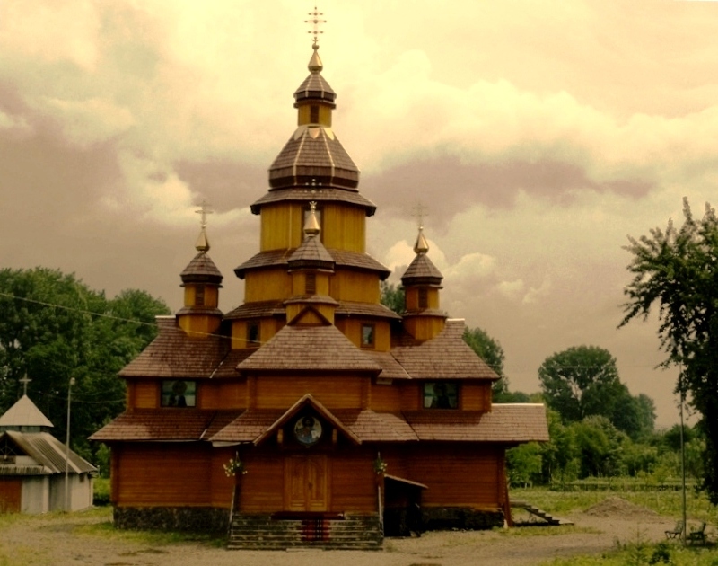Church of the martyrs of Boris and Hlib. Zhydachiv. Lviv region.