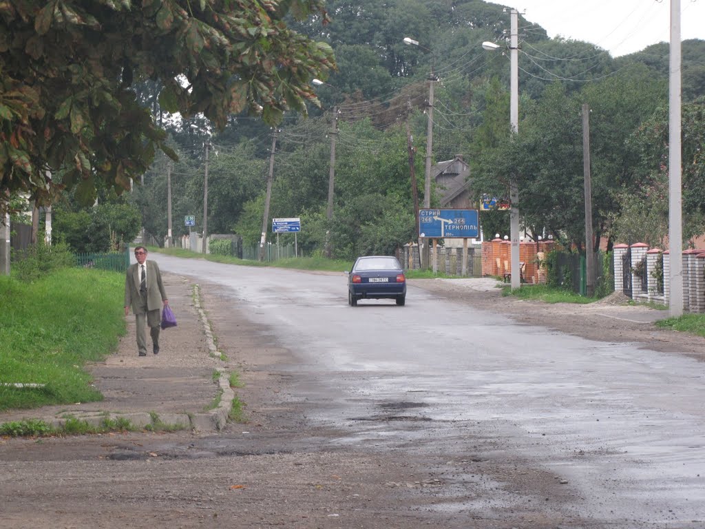 Жидачів, автовокзал, дорога в центр