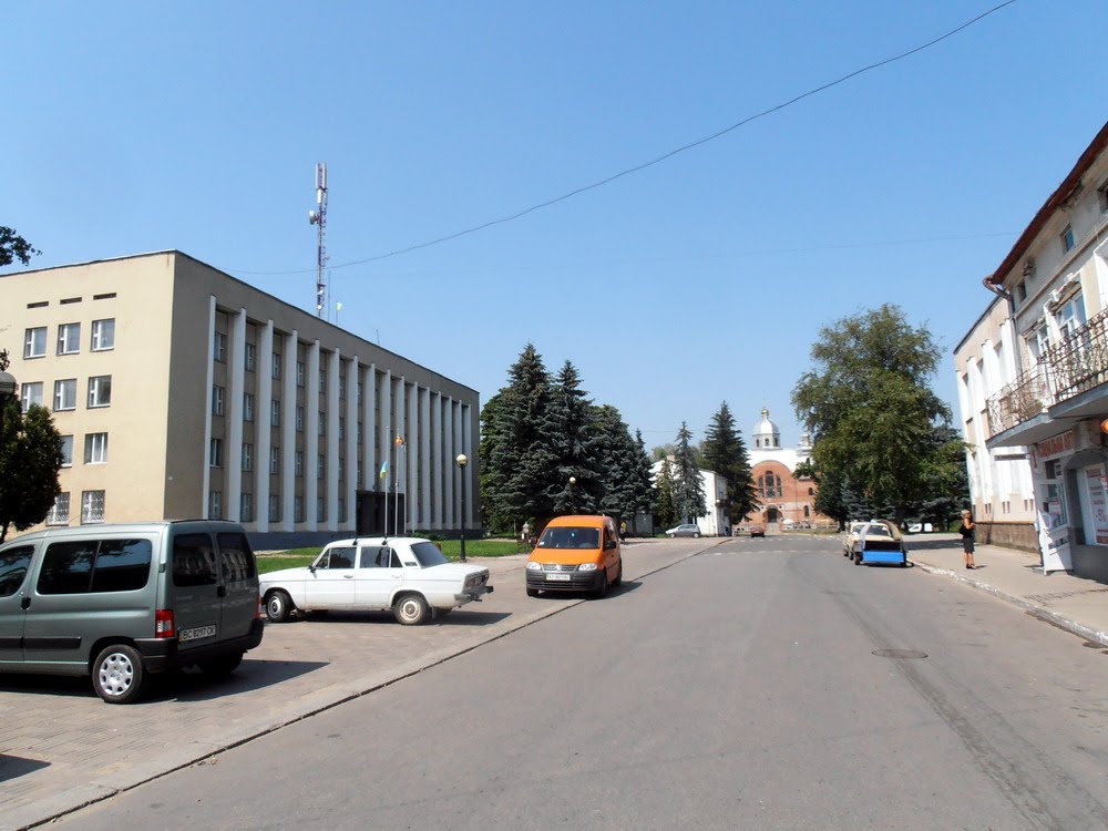Zhydachiv town