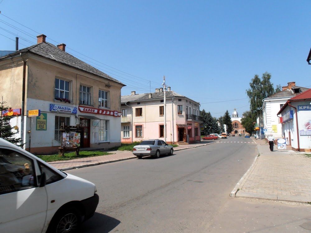 Zhydachiv town