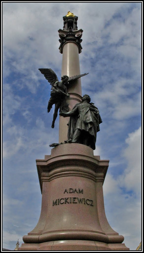 Pomnik Adama Mickiewicza  Пам’ятник Адаму Міцкевичу  Adam Mickiewicz Monument