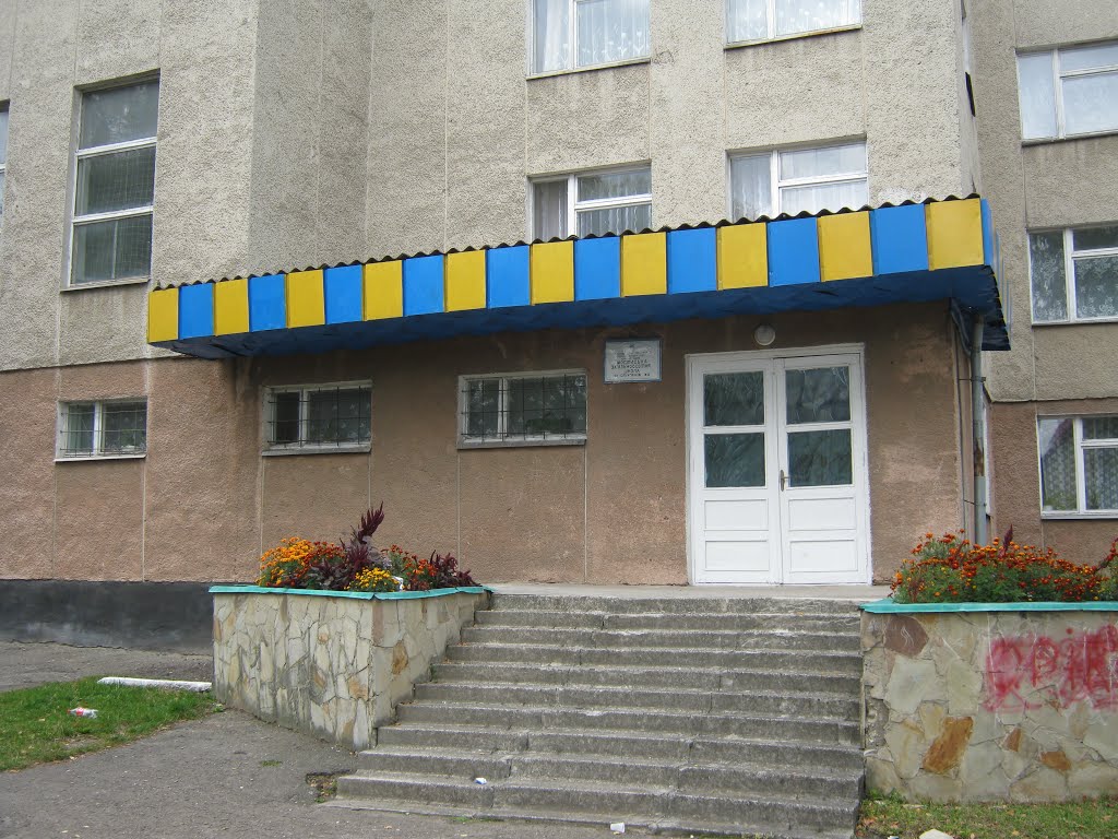 Середня Мостиська Школа №2 . Головний вхід
