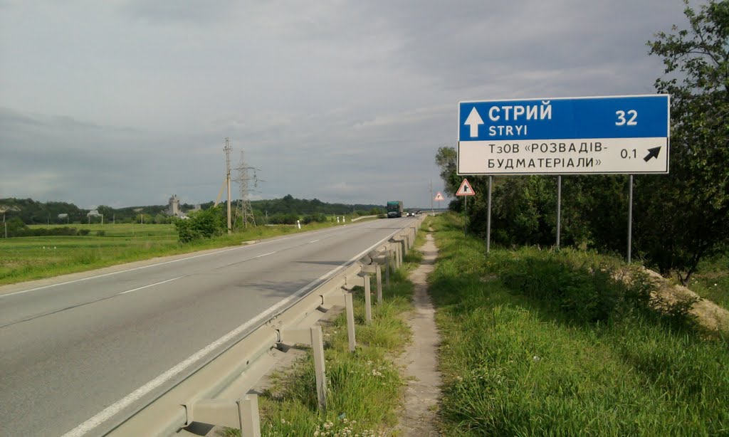 road T1419, near Rozvadiv