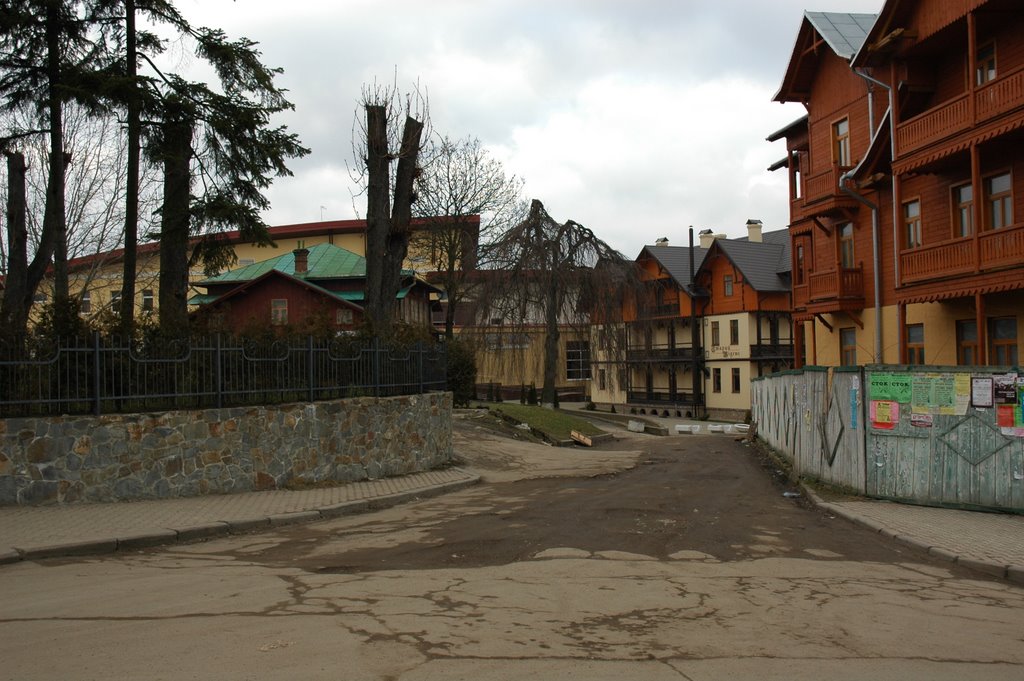 Old part of the town. Старая Часть города.