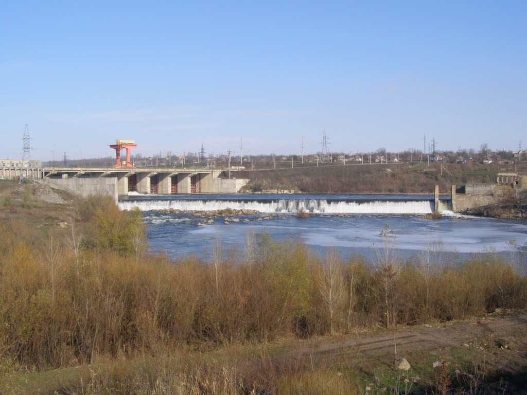 стара дамба ГЕС з моста (old damba GES from brig)