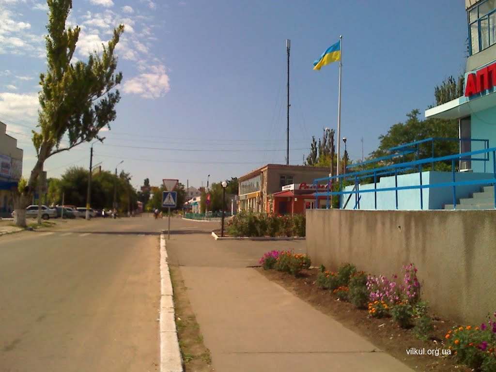 Вид на улицу Полтавська.
