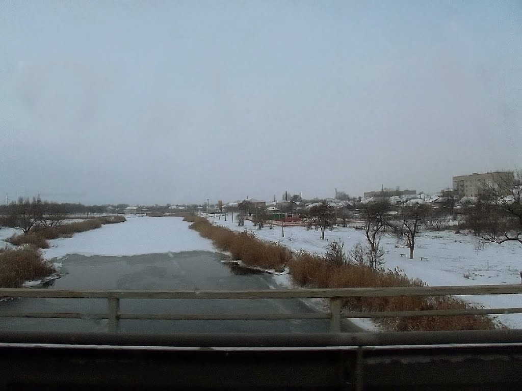г.Вознесенск. речка Мертвовод с моста.