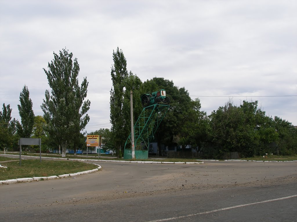 Въезд в Еланец