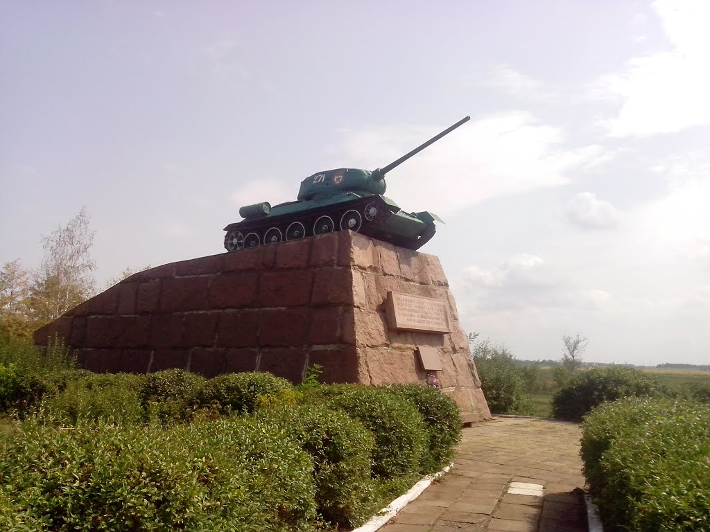 Казанка. Николаевской обл. Т-34-85