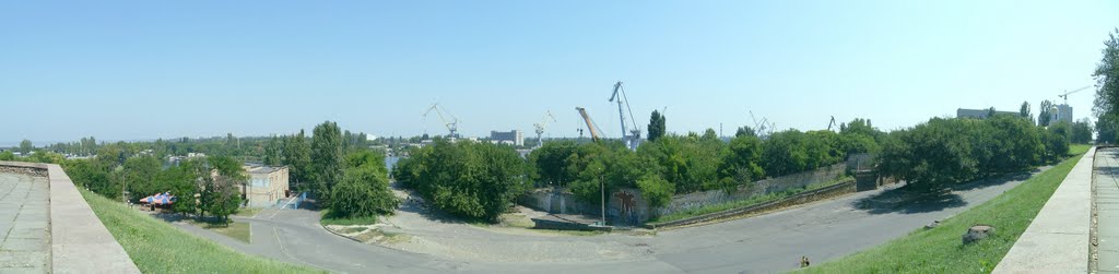 г.Николаев. вид на Киевское шоссе. панорама.