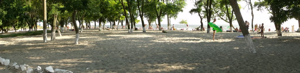 панорама міського пляжу