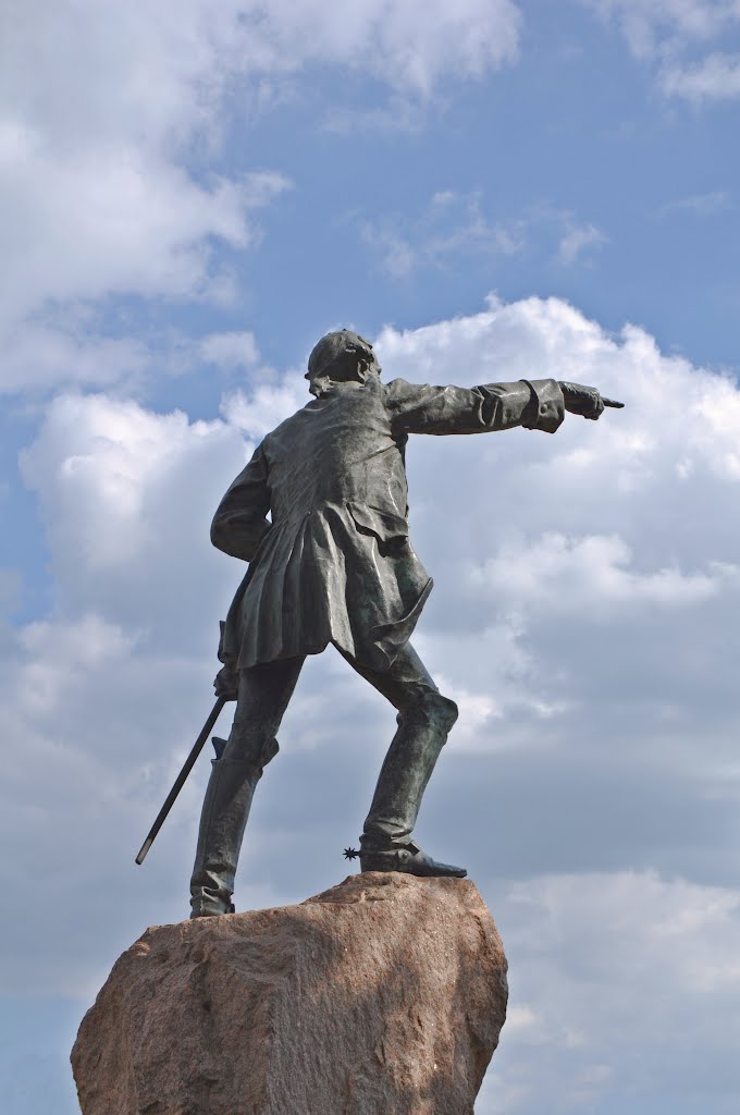 Ochakov. Monument to Alexander Suvorov.