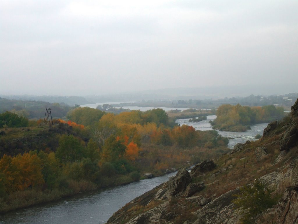 Islands on the South Bug near Yuzhnoukrainsk