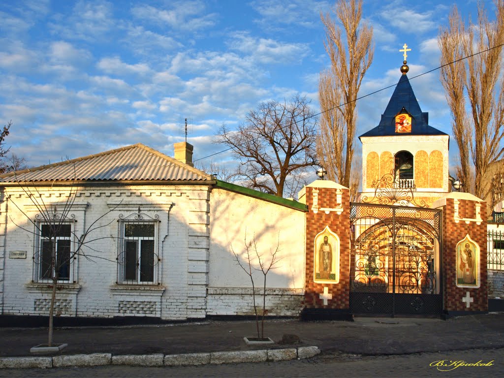 Болгарская церковь.Вечерние тени.
