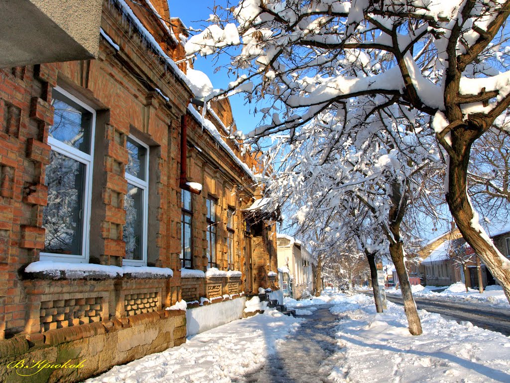 Зимний взгляд вдоль ул. Свердлова.