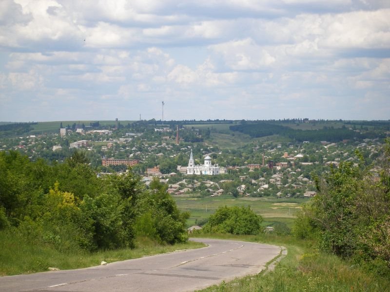 Вид на город